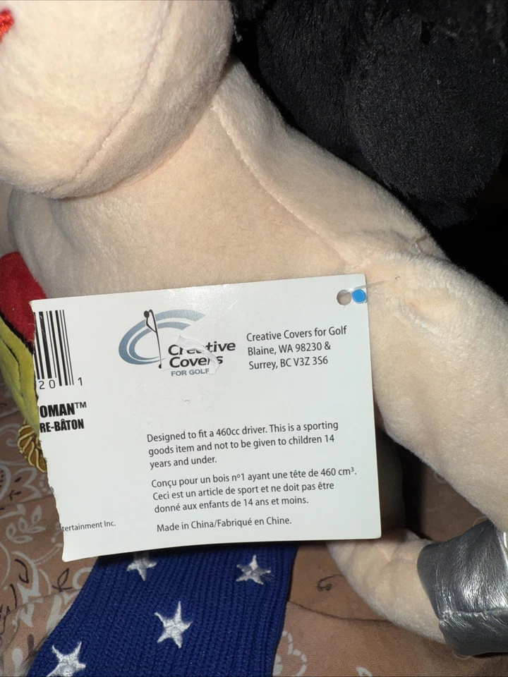 NWT Wonder Woman Golf Club Cover! By Creative Covers! Xmas Gift! - Image 4 of 4