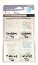 2006 Cuttlebug Embossing Folder-Provocraft-Christmas Noel 4pc