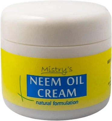 THE HOUSE OF MISTRY Mistry's Potenised Neem Oil Cream 50g - Herbal Body & Moisturiser,...