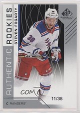 2018-19 Upper Deck SP Game Used Authentic Rookies 11/38 Steven Fogarty #194 a8r