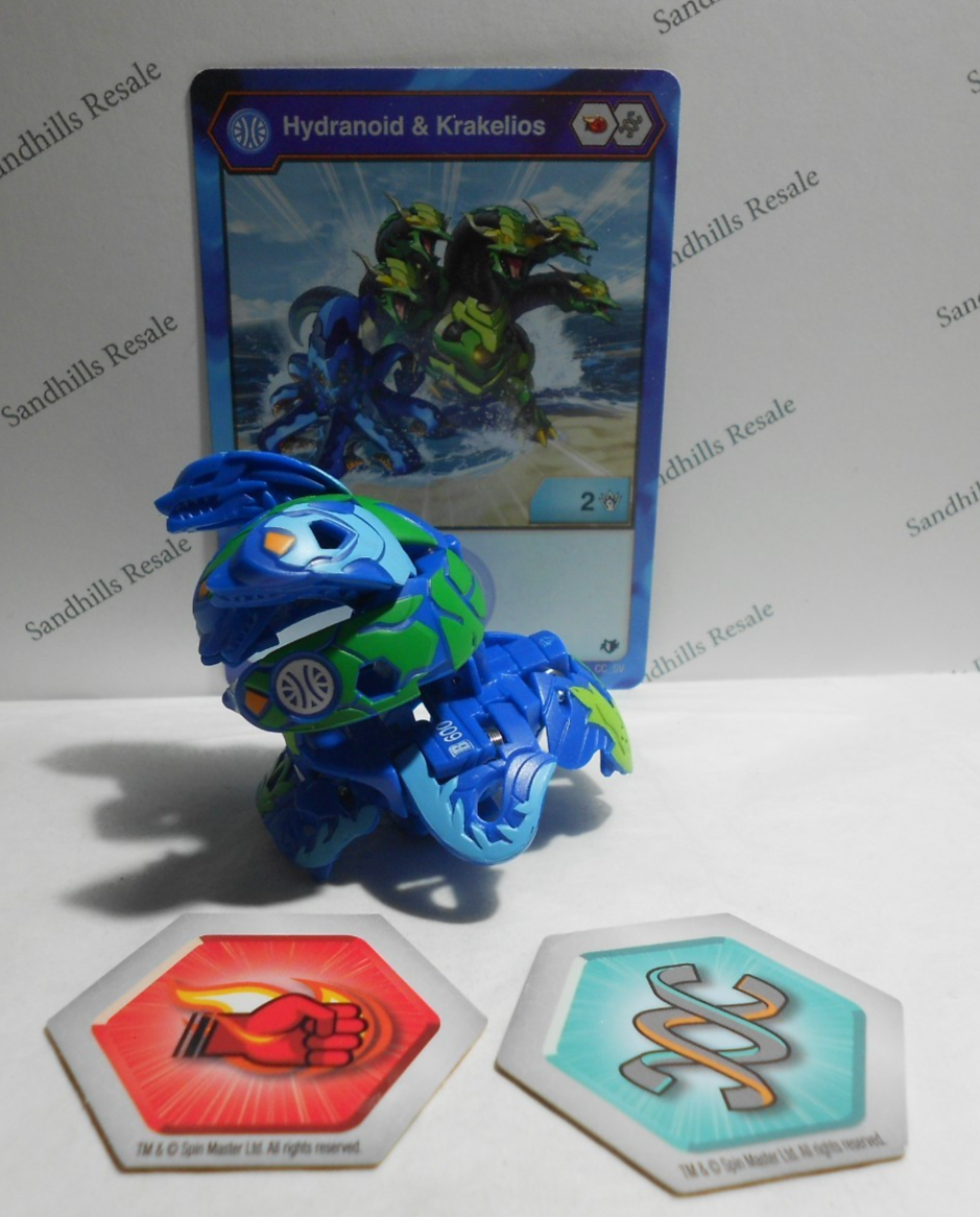 Bakugan Hydranoid x Krakelios Blue Aquos Ventus Legends - Card