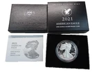 2021-S American Silver Eagle Proof Type Box COA