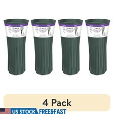 Cemetery Vase Plastic W/ Spike Drainage Holes Floral Arrangements F M Insert New