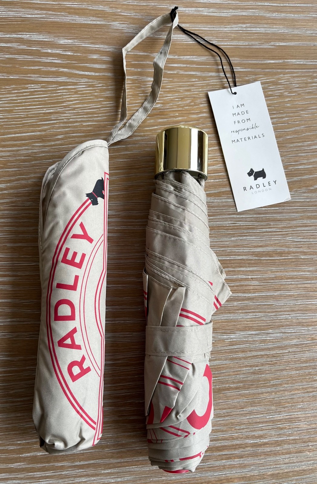 Radley Book Street Umbrella New RRP £30