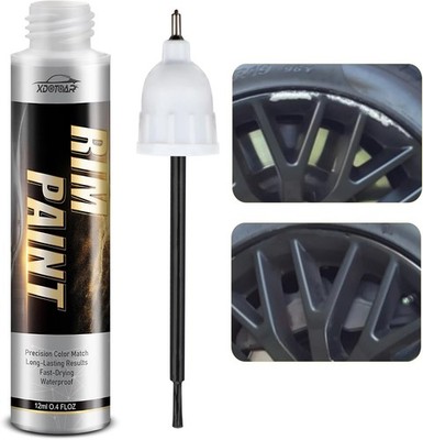 Gloss Black Rim Touch Up Paint, Efficient Car Alloy Wheel Scratch Repair Kit