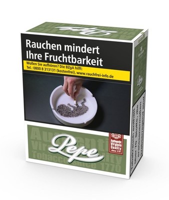 Pepe Zigaretten Rich Green Ultra Pack Stangen 5x4x40 zu 14,50/58,00