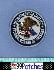 DEPARTMENT OF JUSTICE US FEDERAL PRISON WASHINGTON DC Police Shoulder Patch 9G