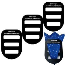 Pocket Square Holder Keeper Organizer Prefolded 3 Pcs for Men