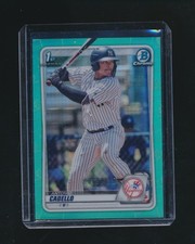 ANTONIO CABELLO 2020 BOWMAN CHROME 1ST AQUA REFRACTOR PARALLEL 063/125 #BCP-85