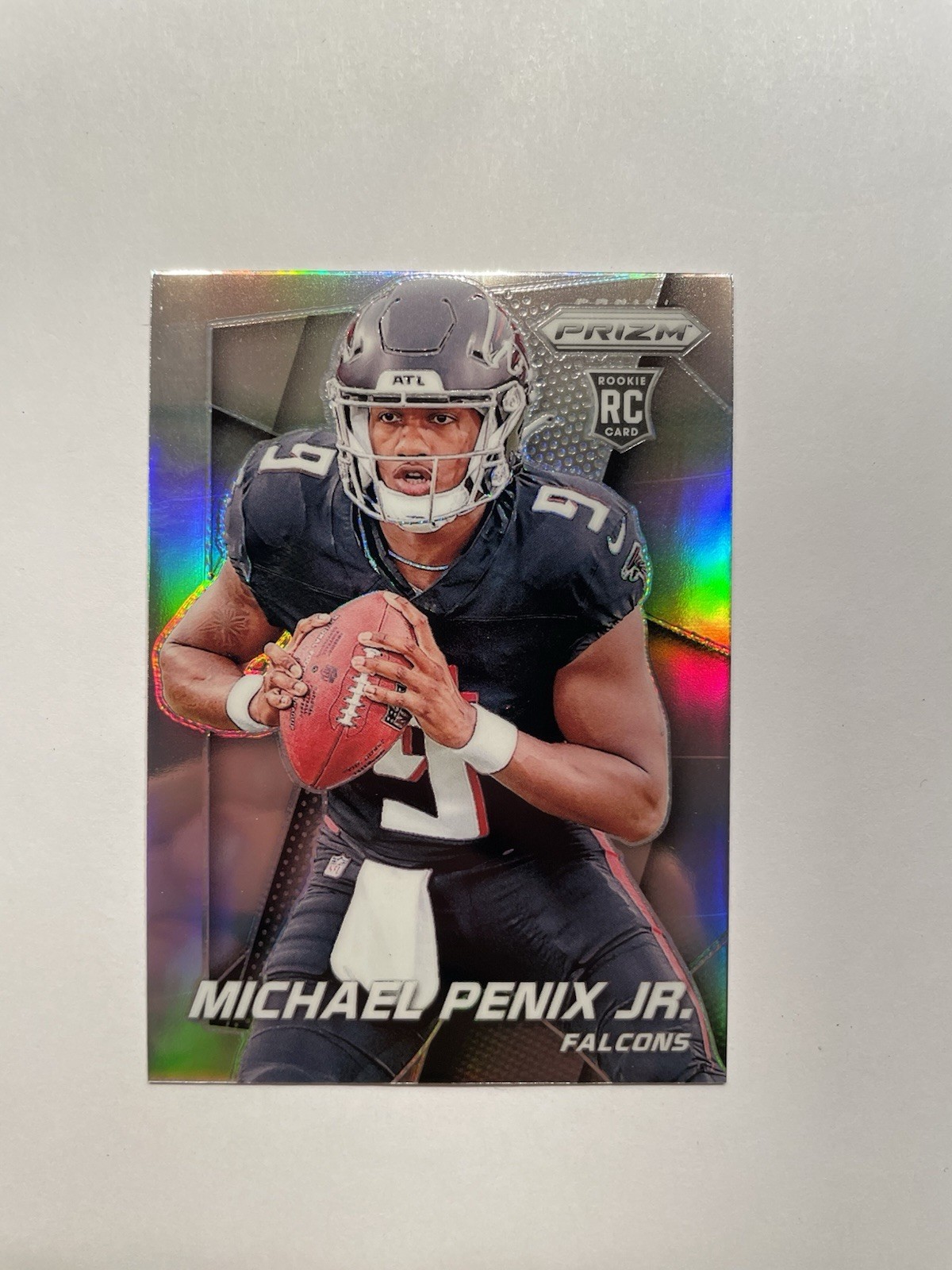 Michael Penix Jr. - 2024 Panini Prizm Flashback ROOKIE Silver Prizm #2 Falcons