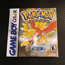 Pokemon Gold Version Game Boy Color 2000 CIB Complete in Box Tested and working