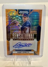 2025 Panini Prizm #SS-DS Danny Serretti Sensational Signature Orange Pulsar #/99