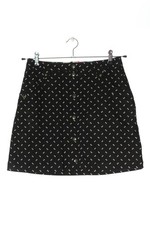 BLUTSGESCHWISTER High Waist Rock Damen Rock Gr. DE 36 schwarz-weiß Casual-Look