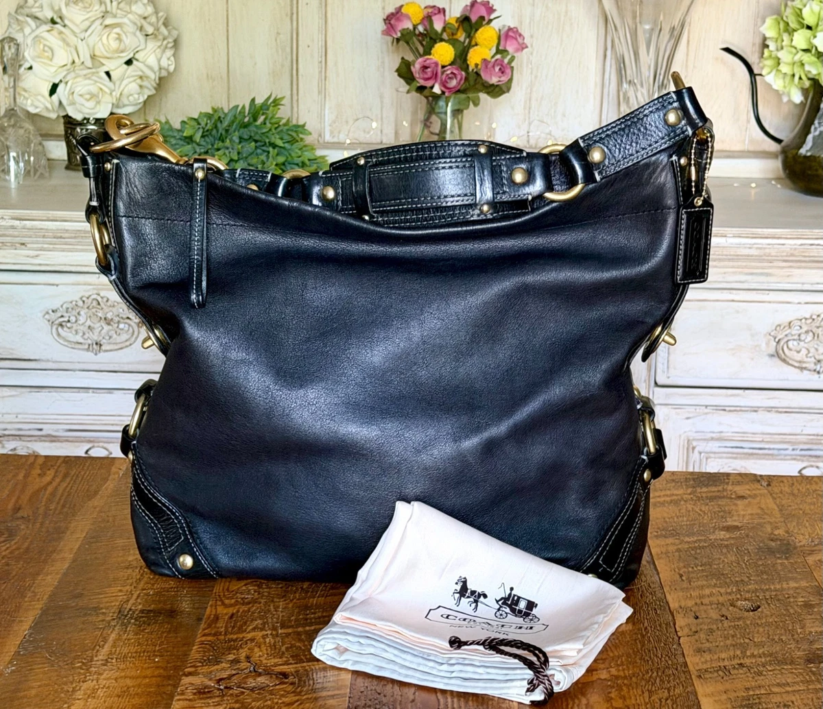 Coach Carly Black Bags & Handbags for Women for sale | eBay