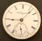 Antique 1900 Elgin Grade 224 Pocket Watch Movement Parts/Repair 0s 11j USA