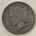 1921 Peace Dollar - 90% Silver Rare Key Date High Relief Circulated Philly Mint