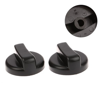 2PCS 8mm Gas Stove Control Switch Knob Range Oven Knob For Benchtop Burner