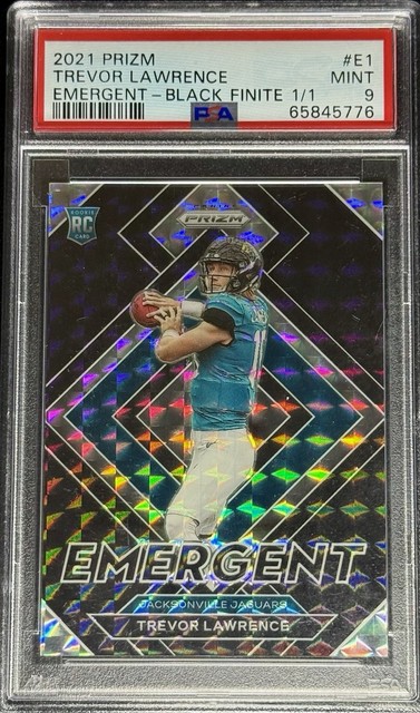 Trevor Lawrence 2021 Panini Prizm Black Finite