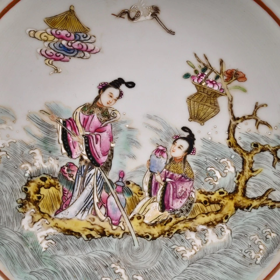 永正时期清朝法米尔玫瑰八仙刷洗衣机 — 第 3/4 张图片