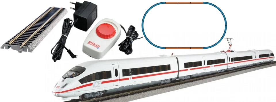 Piko 57196 Coffret de départ analogique voyageurs, avec locomotive ICE 3 DB AG - Photo 1/1