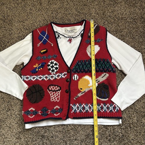Chaleco Deportivo Vintage Christopher and Banks Bordado Y Camisa A Juego Talla L - Imagen 17 de 18