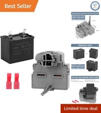 Reliable Refrigerator Start Relay  Run Capacitor Kit - Fix Cooling Issues Fast