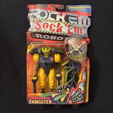 Rock 'Em Sock 'Em Robots Robo Tournament Fangster Figure Mattel 2001 