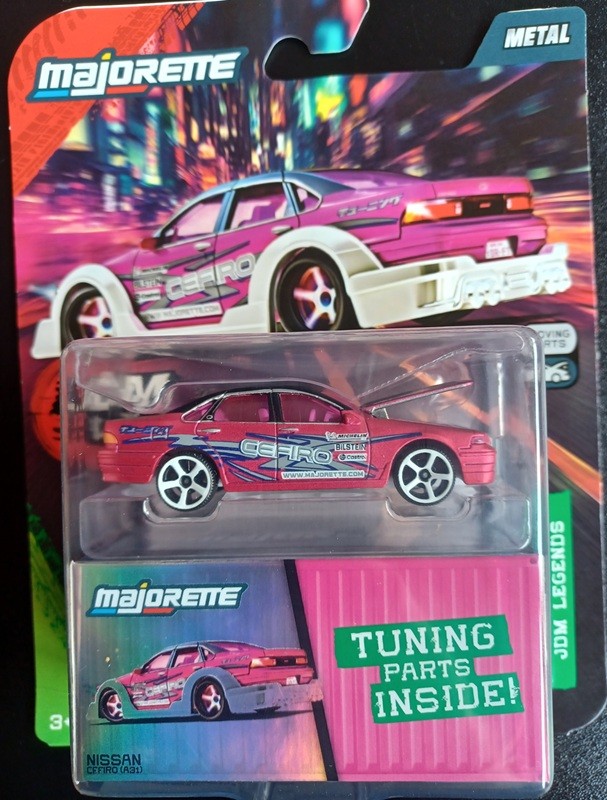 Majorette 8504101001 - JDM Legends Deluxe Cars - Nissan Cefiro A31 - New