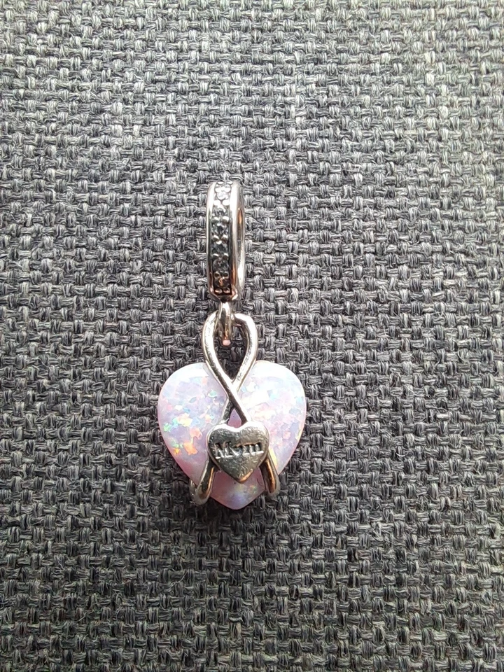 Original Pandora Mum schillernden Herz Charm-Anhänger No.793202C01 NEU!!!