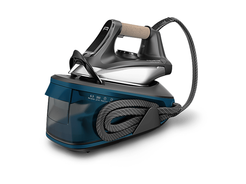Centro de planchado - Rowenta VR7444, 2400 W, 350 g/min, 6.5 bar, Suela de Duril