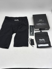 TYR Venzo Low Waist Jammer Black Suit Swimming Size 28 w Box Men  s