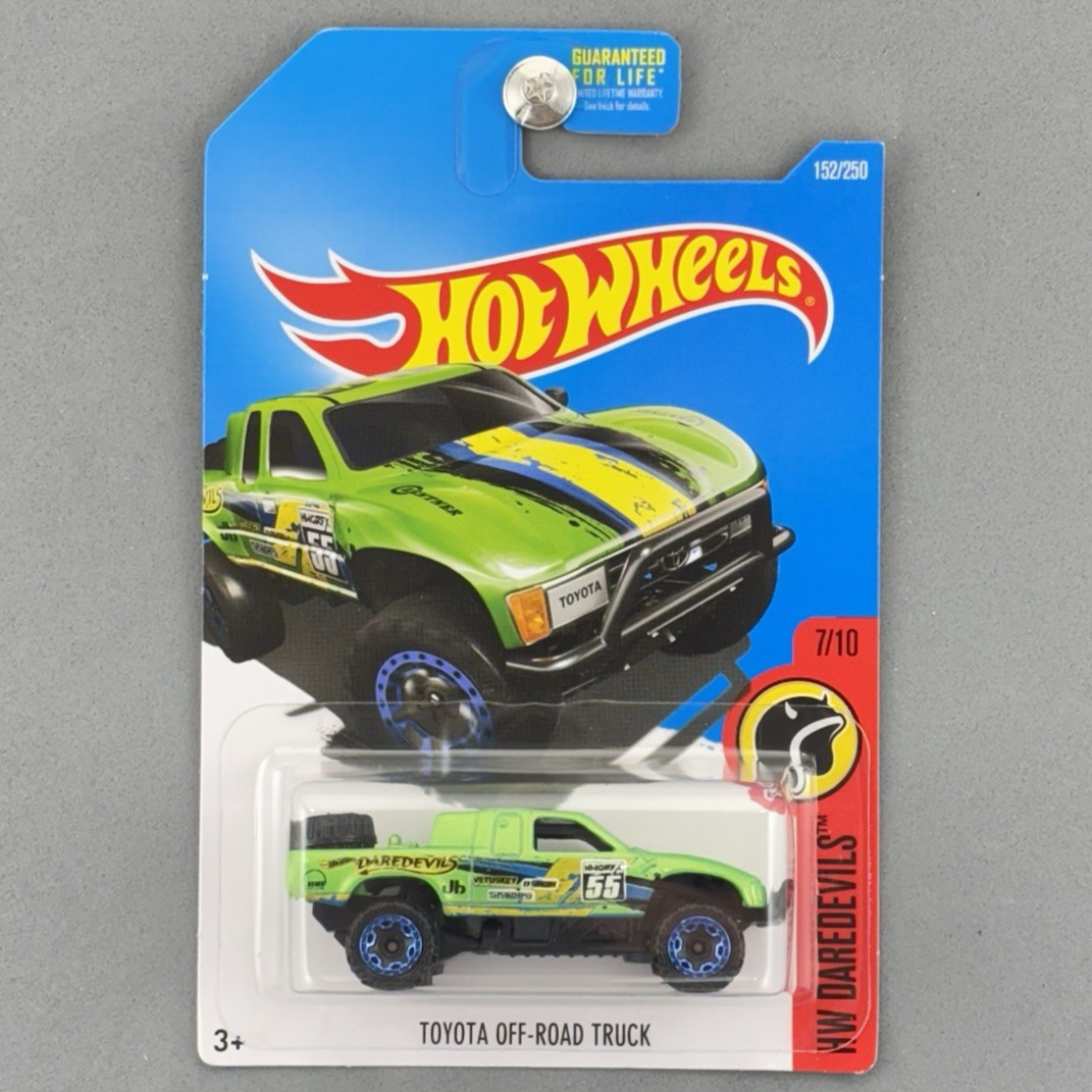 2016 Hot Wheels Toyota Off-Road Truck Green HW Daredevils 7/10 152/250 Baja NEW