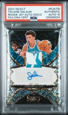 2024-25 Panini Select - Tidjane Salaun - Rookie Jer Auto Disco - PSA Auth Aut 10