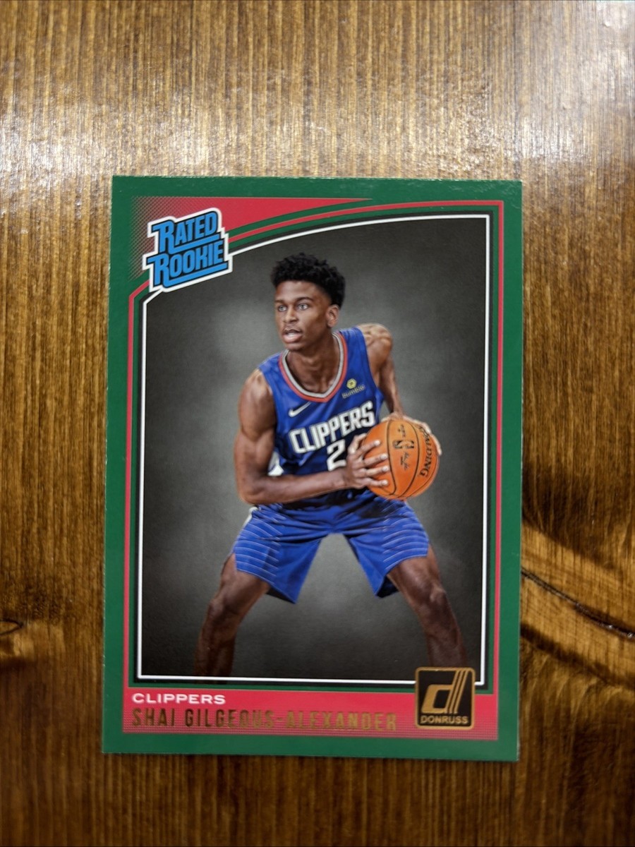 2018-19 Panini Green Prizm Shai Gilgeous-Alexander #162 (RC 2018-19 Panini Green Prizm Shai Gilgeous-Alexander #162 (RC