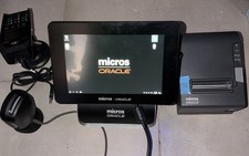 Micros Oracle POS Touchscreen (625X) - 15.6" Stand Printer Scanner CC System