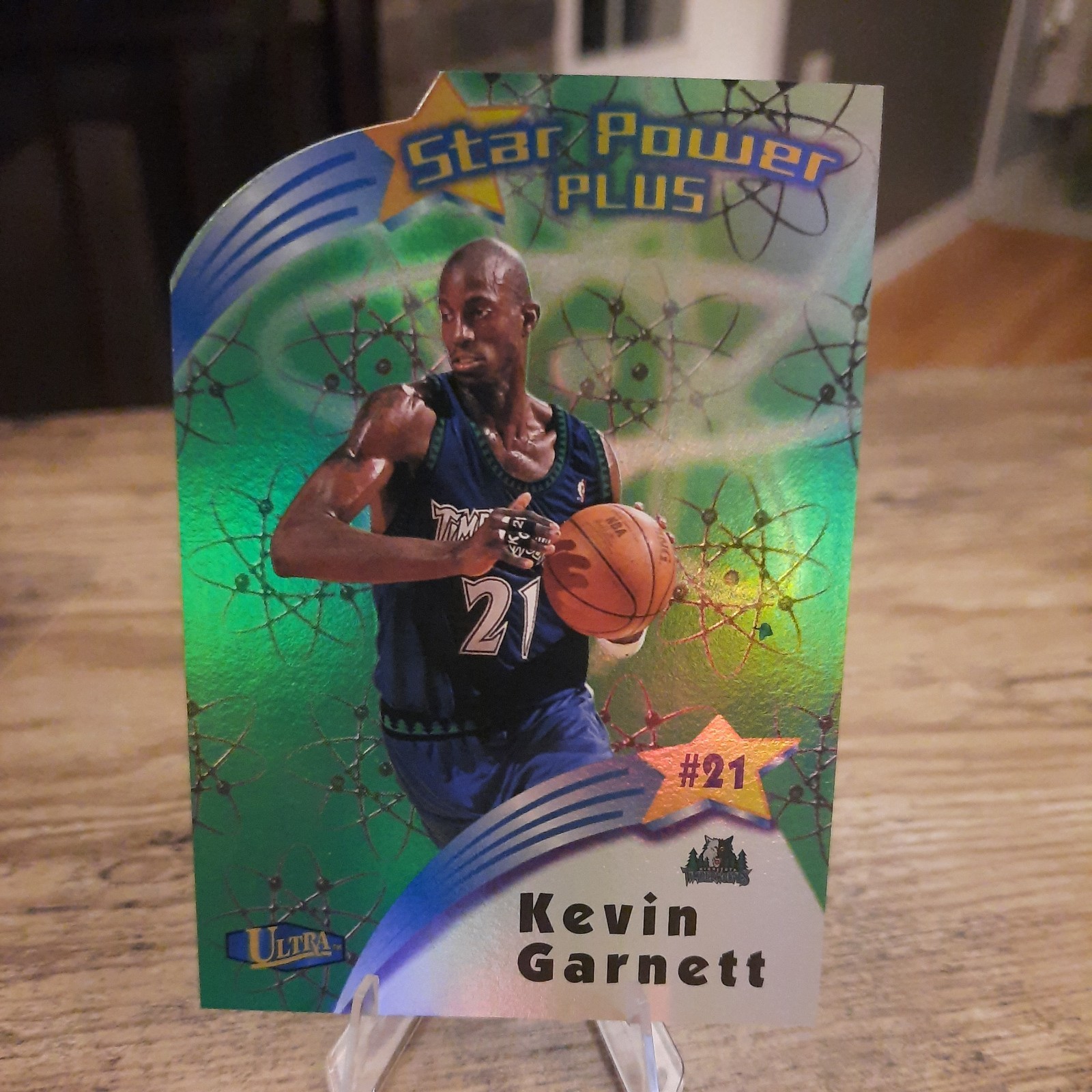 1997-98 Fleer Ultra - Star Power Kevin Garnett #8 SPP Die-Cut Plus
