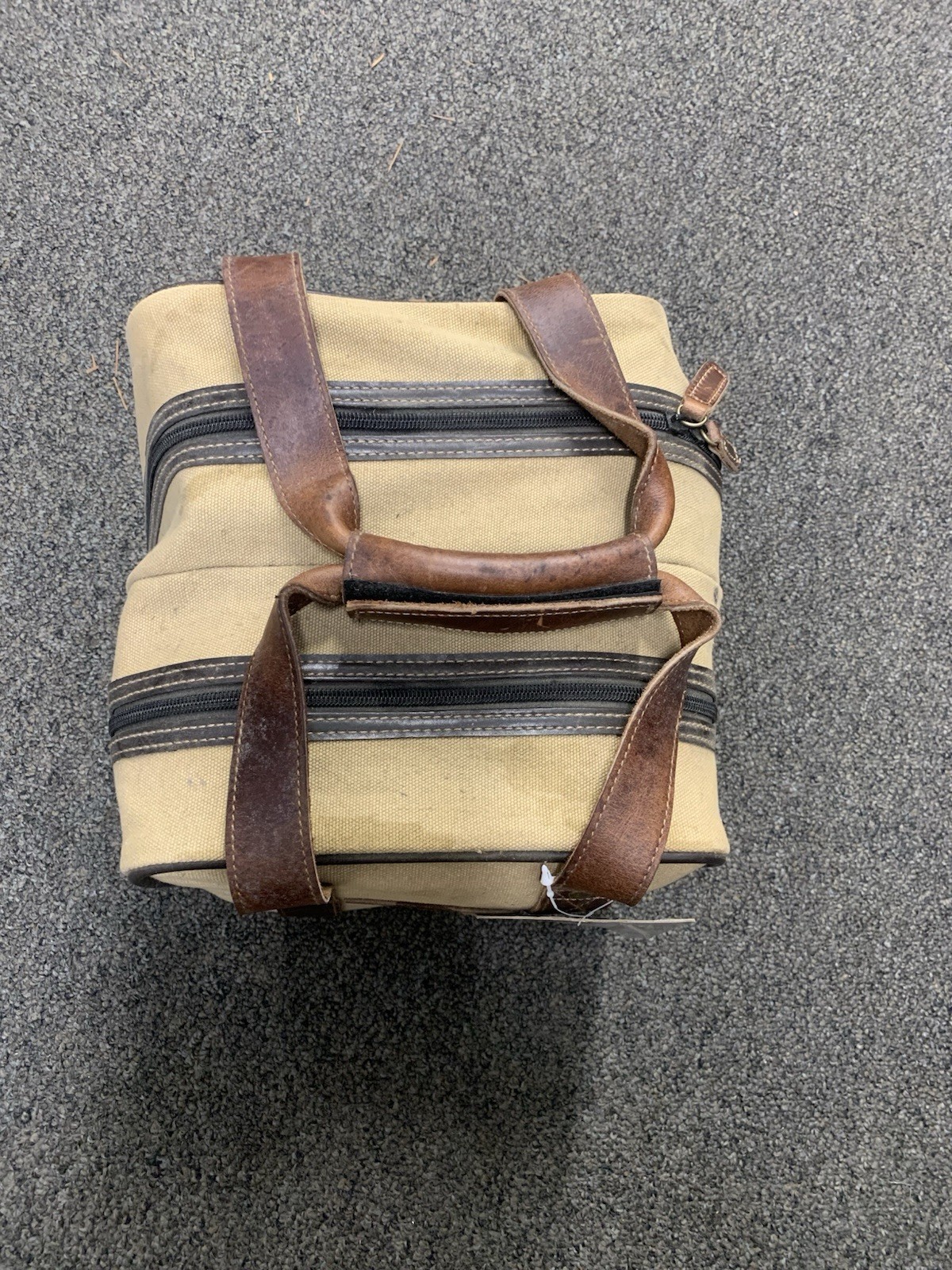 Vintage Sportcraft Rivoli Bocce Ball Set With Canvas and Leather Carry Case