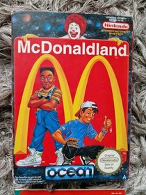 McDonaldland Nintendo Nes gioco PAL A UK in scatola + manuale ⭐️⭐️⭐️ buone condizioni 