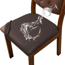 Waterproof Leather Elastic Seat Cushion Cover For Dining Rooms And Kitchens Waterproof Leather Elastic Seat Cushion Cover For Dining Rooms And Kitchens