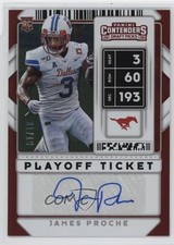 2020 Contenders Draft Picks College Playoff Ticket 1/18 James Proche Auto lz7