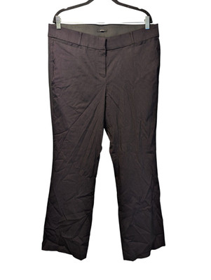 Lane Bryant The Allie Straight Dress Pants Womens 18R Black Stretch  Pinstripe | eBay