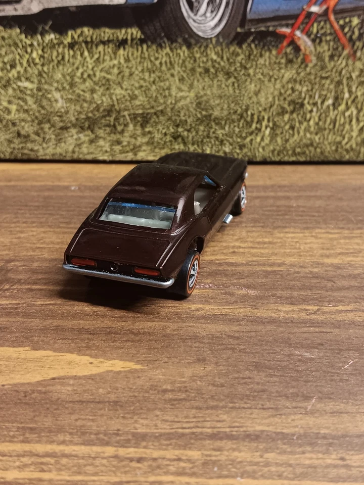 Camaro marrón personalizado Hot Wheels Redline restauración Foto 3 de 4