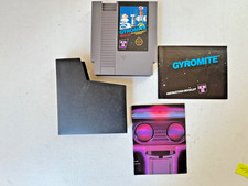 Robot Series Gyromite Cartridge-Manual & Poster - Nintendo NES-1985-VGC untested