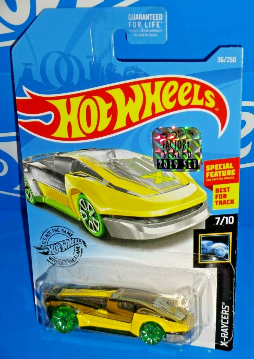 Hot Wheels 2019 Factory Set X-Raycers #36 El Viento Yellow