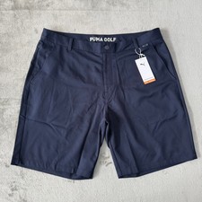 Puma Camino 2.0 Golf Shorts Mens 38 Navy Blue 9  UPF 50 Stretch Performance NWT