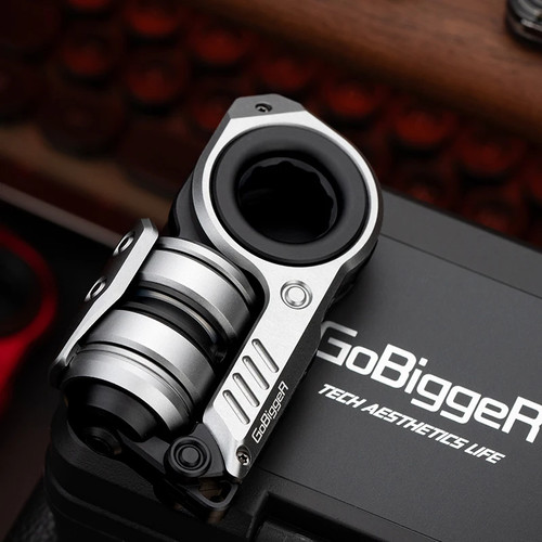 Lega Alluminio Quick Silver Aurora Push Slider Multifunzionale Giocattoli EDC Regali - Foto 5 di 14