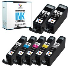 7PK Compatible 225 and 226 Ink Cartridges for Canon PIXMA MG6120 MG6220 MG8120