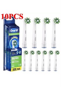 Oral-B CrossAction recambios – Pack 10 Cabezales Cepillo Eléctrico 