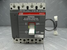 ABB SACE Isomax S3N 150A 4-Pole Circuit Breaker MCCB w/ Auxiliary Switch 4P