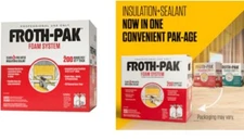 Froth Pak 200 Spray Foam Kit, 9 ft Hose, Closed Cell, 2-Part, 200 Board Ft